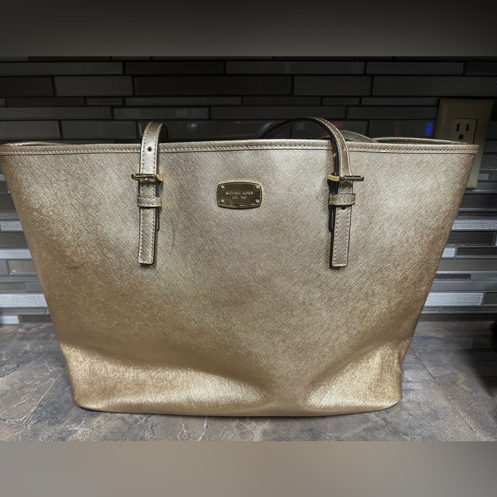 Michael Kors Shimmering Gold Tote